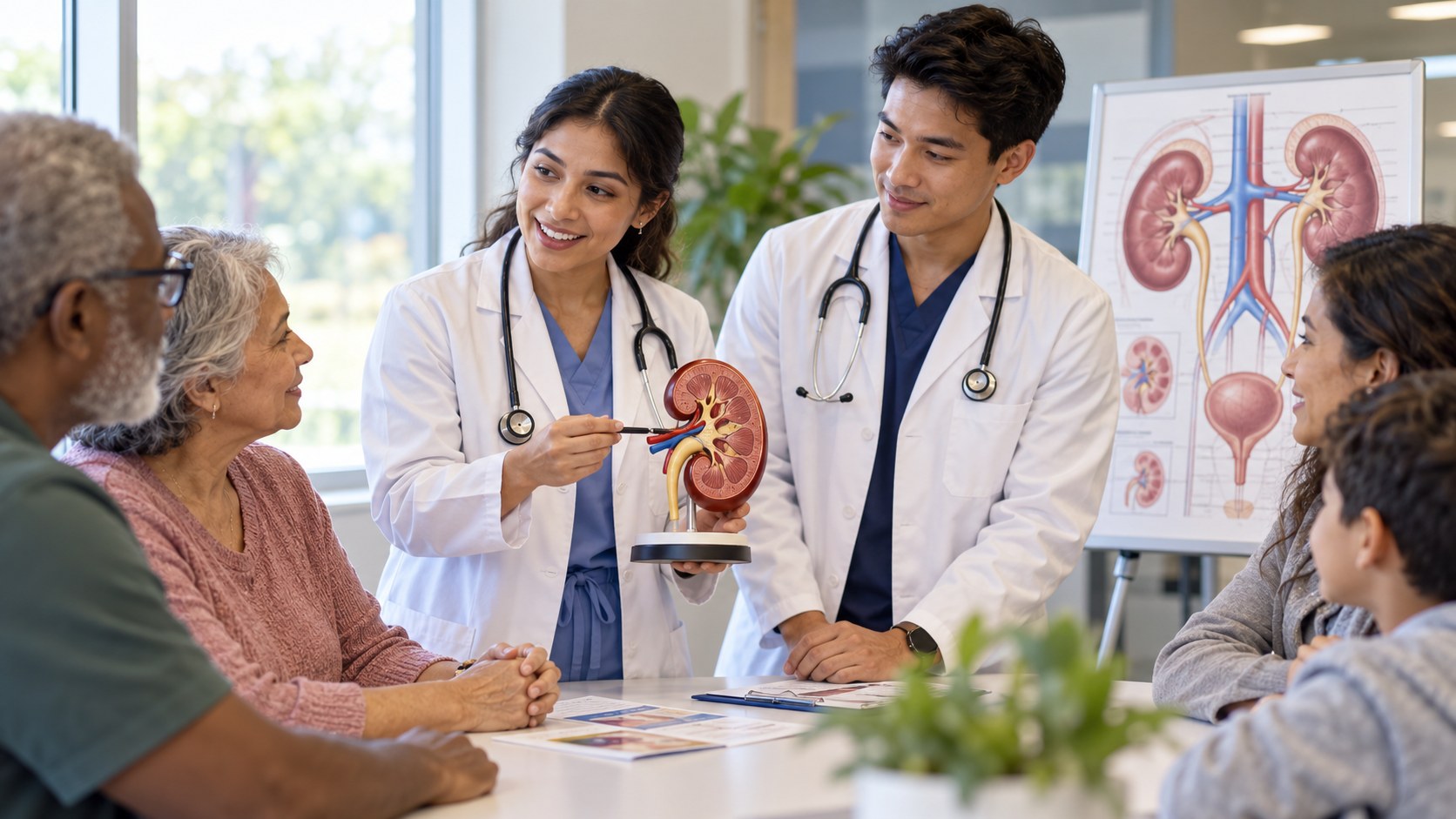 Kidney health education and patient guidance