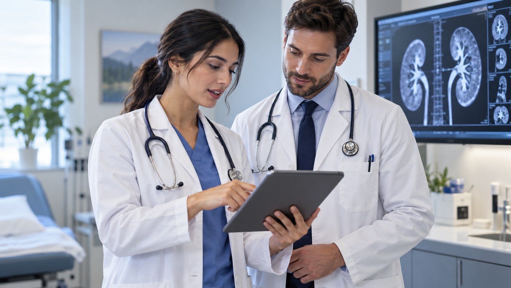 A patient receiving compassionate support from a healthcare professional